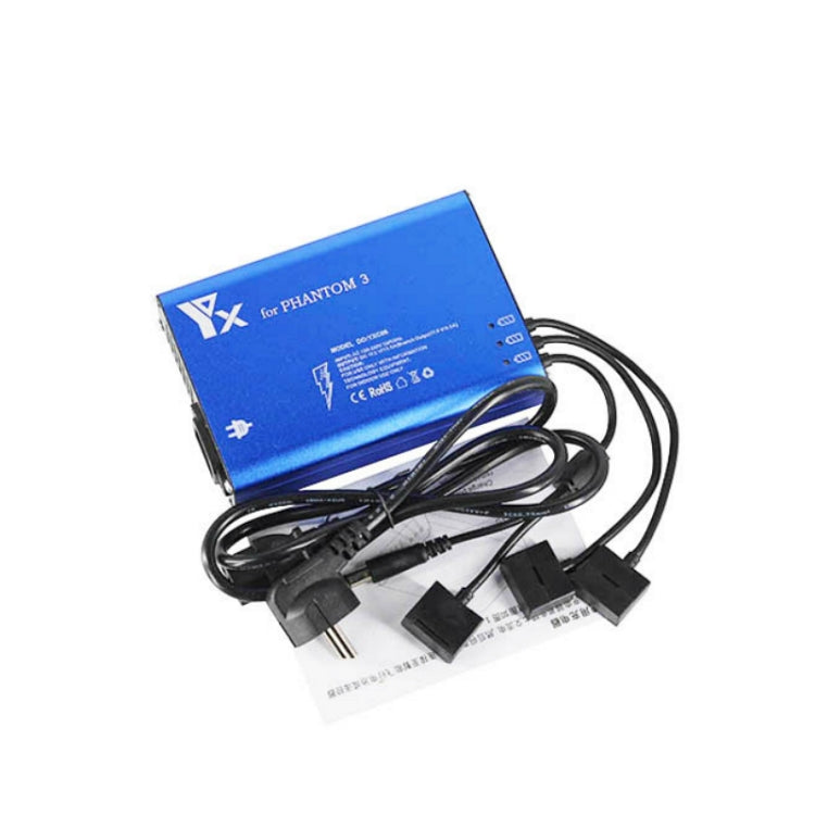 4 in 1 Parallel Power Hub Intelligent Battery Controller Charger for DJI Phantom 3 Standard SE FPV Drone, US Plug, EU Plug, UK Plug, AU Plug