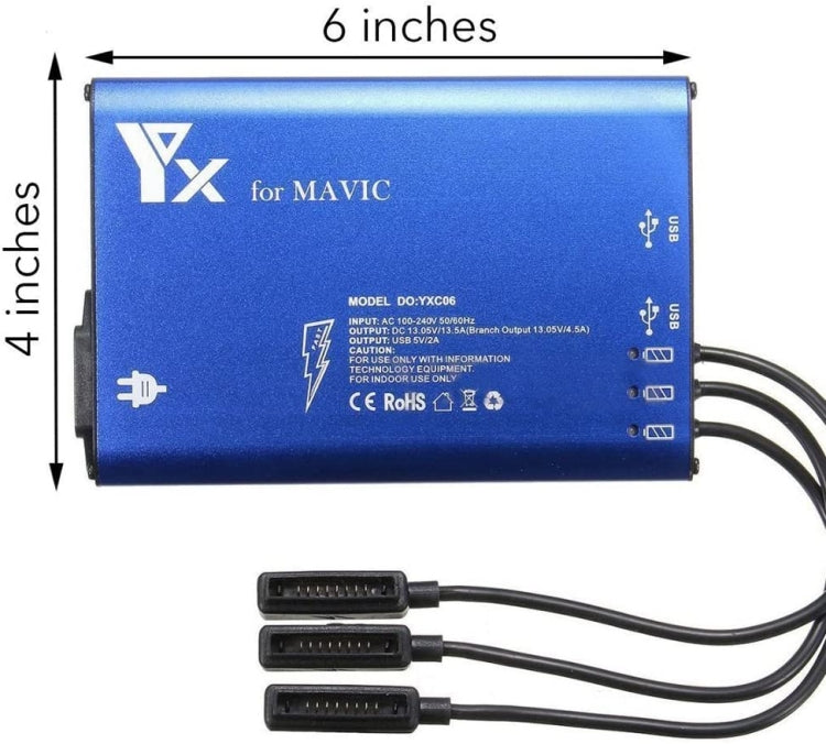 For DJI MAVIC Pro Aluminum Alloy 5 in 1 Hub Intelligent Battery Controller Charger, US Plug, EU Plug, UK Plug, AU Plug