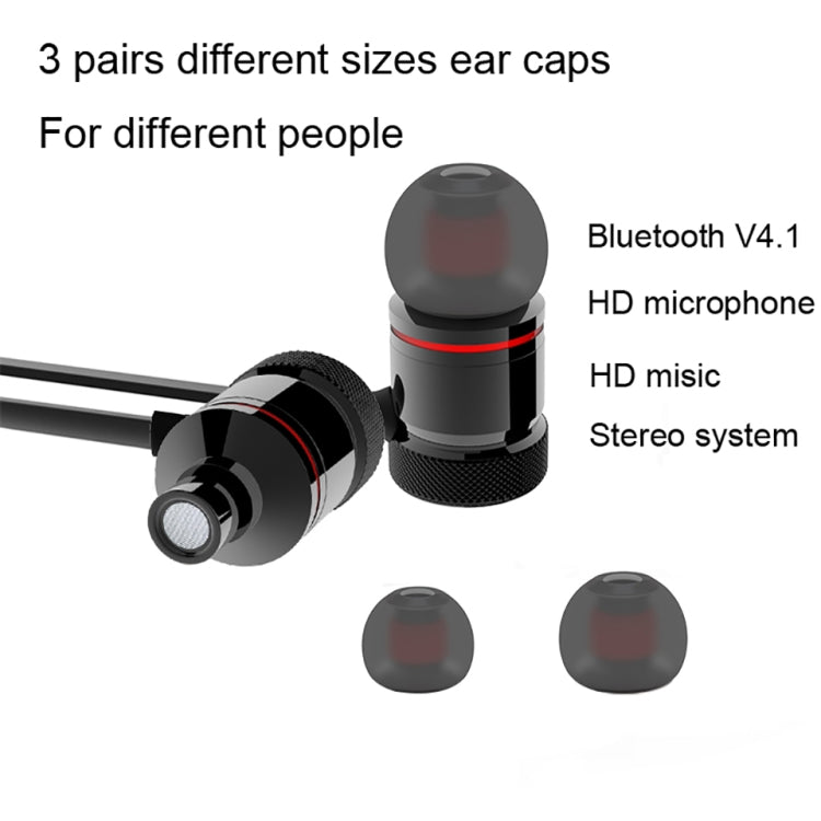 MoreBlue S07 Wireless Bluetooth Earphones Metal Magnetic Stereo Bass Headphones Cordless Sport Headset Earbuds With Microphone