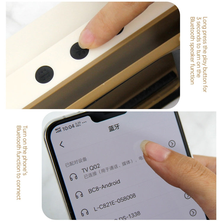 Retro Desktop Lazy Live TV Phone Holder for 4.7~6.2 inch Display Mobile Phone, Only Holder