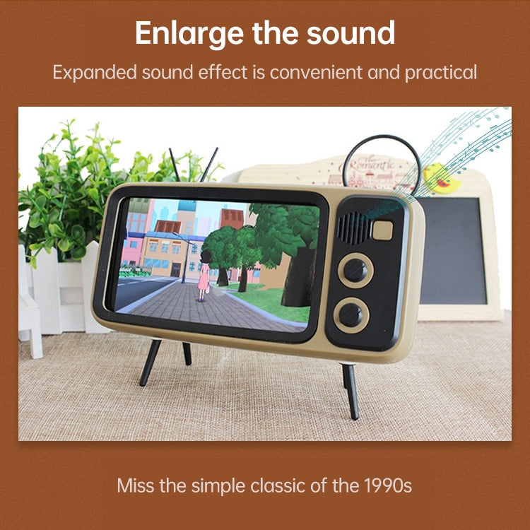 Retro Desktop Lazy Live TV Phone Holder for 4.7~6.2 inch Display Mobile Phone, Only Holder