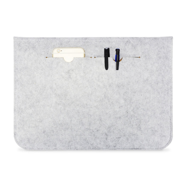 Portable Air Permeable Felt Sleeve Bag for MacBook Laptop, with Power Storage Bag, 12 inch, 13 inch, 15 inch, 11 inch