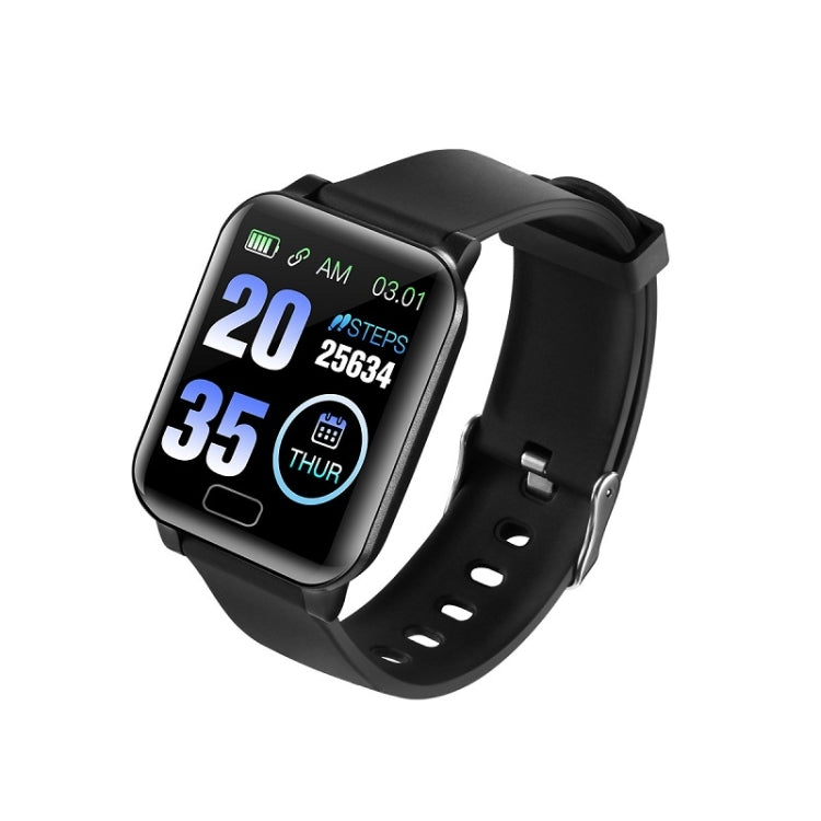 Bracelet connecté Y12 avec écran de 1,1 pouce, étanchéité IP67, compatible NFC, appels Bluetooth, surveillance du sommeil, fréquence cardiaque et tension artérielle, bleu, noir, rouge