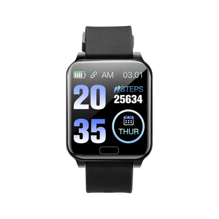 Bracelet connecté Y12 avec écran de 1,1 pouce, étanchéité IP67, compatible NFC, appels Bluetooth, surveillance du sommeil, fréquence cardiaque et tension artérielle, bleu, noir, rouge