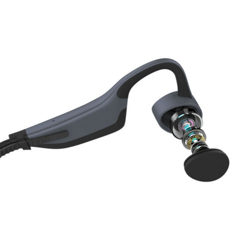 K7 Bone Conduction Bluetooth 5.0 Wireless Earphone Waterproof Headphones, 16GB RAM