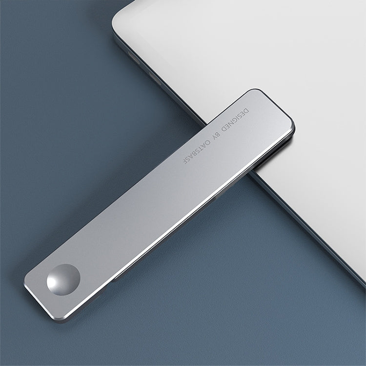 Oatsbasf  Mobile Phone Computer Sync Screen Aluminum Alloy Bracket Computer Expansion Bracket, Silver, Gray