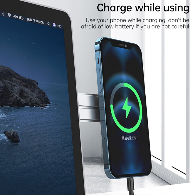 Oatsbasf  Mobile Phone Computer Sync Screen Aluminum Alloy Bracket Computer Expansion Bracket, Silver, Gray