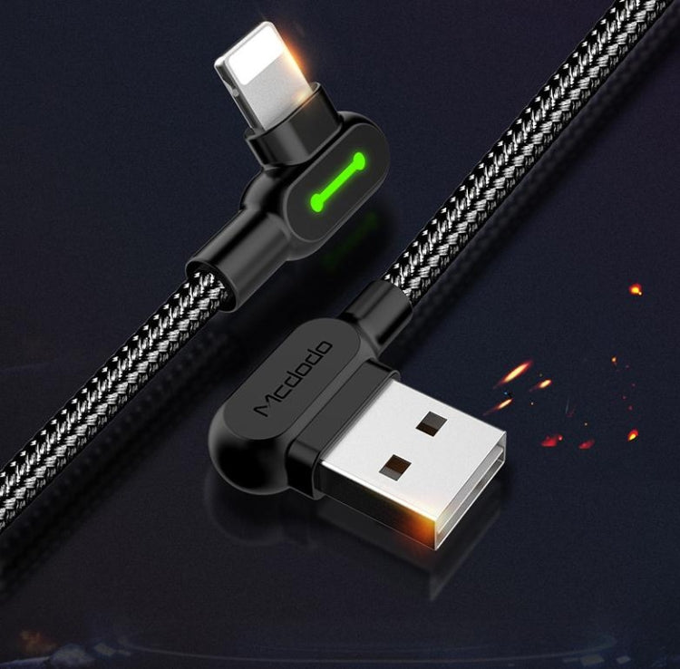 MCDODO 2A USB to 8 Pin Fast Charging Data Cable, 0.5m, 1.2m, 1.8m