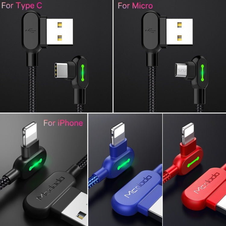 MCDODO 2A USB to 8 Pin Fast Charging Data Cable, 0.5m, 1.2m, 1.8m