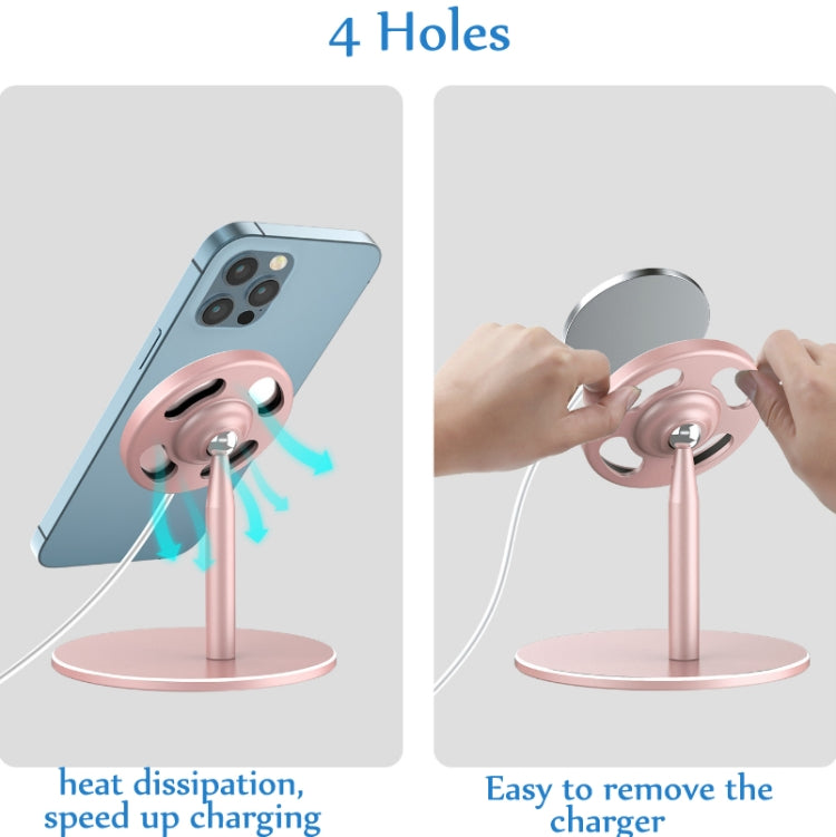 For MagSafe Magnetic Wireless Charging Stand, Colour: FJ03 Black