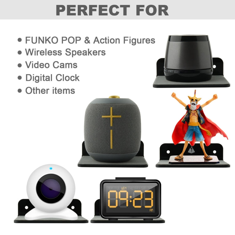 Bluetooth Speaker Wall Storage Bracket Bedside Speaker Phone Charging Bracket, 4.3 inch