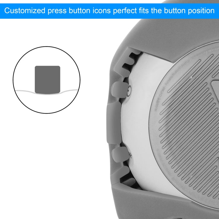 Silicone Bluetooth Speaker Protective Cover Anti-Fall Storage Cover for JBL Clip 3, Pink, Black, Medium Gray, Dark Gray Blue, Turquoise