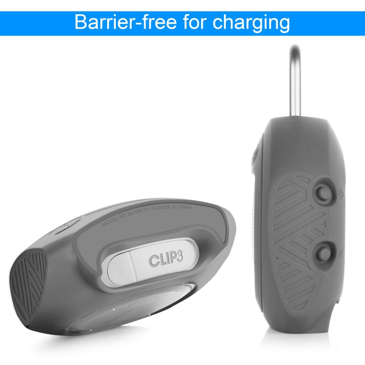 Silicone Bluetooth Speaker Protective Cover Anti-Fall Storage Cover for JBL Clip 3, Pink, Black, Medium Gray, Dark Gray Blue, Turquoise