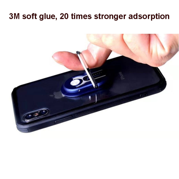 3 PCS Creative Car Phone Holder Car Multi-Function Air Outlet Navigation Ring Bracket, Black, Red, Blue, Golden, Silver