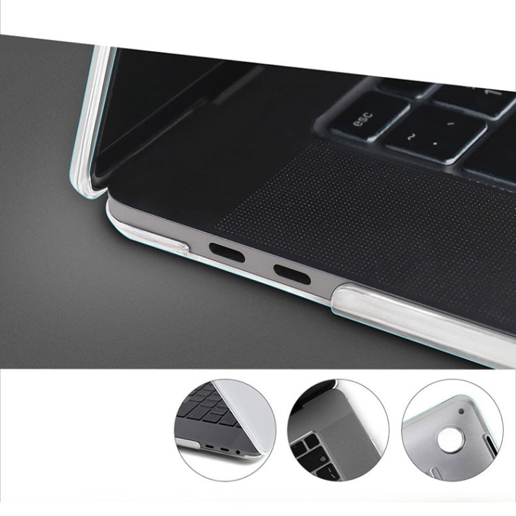 PC Crystal Transparent Laptop Protective Case, For MacBook Air 13.3 inch A2179 & A2337 (2020)