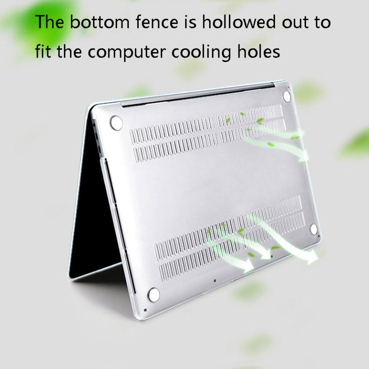 PC Crystal Transparent Laptop Protective Case, For MacBook Air 13.3 inch A2179 & A2337 (2020)