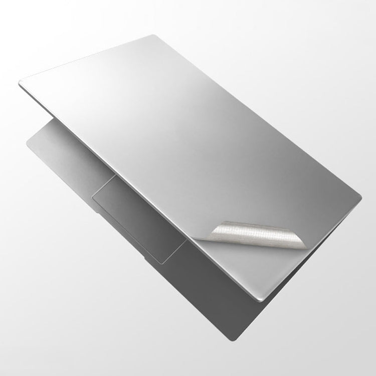 4 In 1 0.2mm Metal Texture Upper Cover Film + Bottom Cover Film + Full-Support Film + Touchpad Film Laptop Body Protective Film Sticker Set