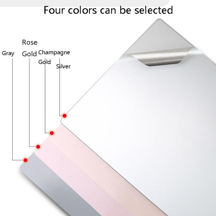 4 In 1 0.2mm Metal Texture Upper Cover Film + Bottom Cover Film + Full-Support Film + Touchpad Film Laptop Body Protective Film Sticker Set