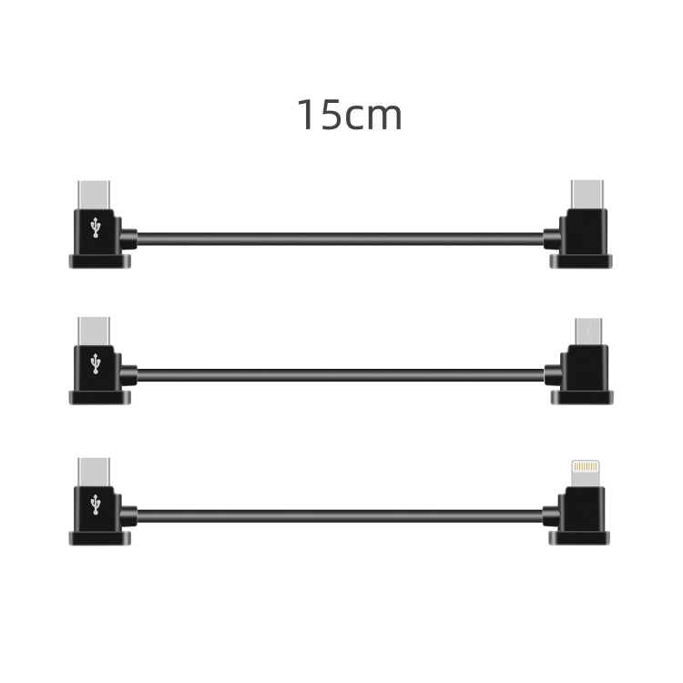 Sunnylife TY-X9304 Suitable For DJI Mavic Air 2S / DJI FPV Flight Glasses V2 / Mavic Mini2 / Osmo Pocket 2 Mobile Phone Tablet Cable, 15cm Type-C to 8 Pin Cable, 15cm Type-C to Micro USB  Cable, 15cm Type-C to Type-C Cable, 30cm Type-C to 8 Pin Cable��...