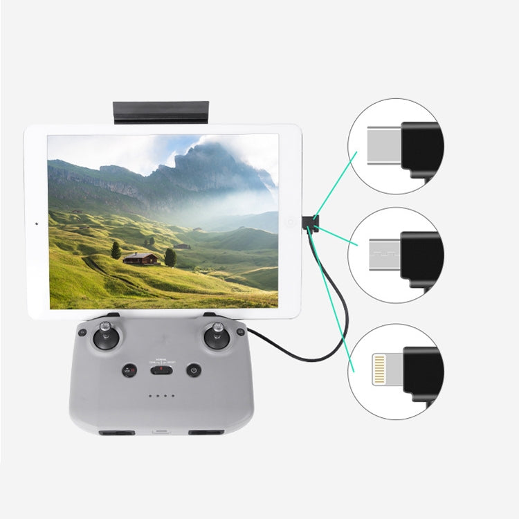 Sunnylife TY-X9304 Suitable For DJI Mavic Air 2S / DJI FPV Flight Glasses V2 / Mavic Mini2 / Osmo Pocket 2 Mobile Phone Tablet Cable, 15cm Type-C to 8 Pin Cable, 15cm Type-C to Micro USB  Cable, 15cm Type-C to Type-C Cable, 30cm Type-C to 8 Pin Cable��...