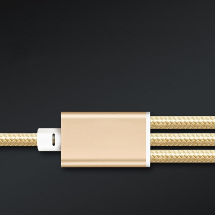 Lot de 5 câbles de données tressés USB vers USB-C / Type-C + 8 broches + Micro USB 2 A 3 en 1, USB vers USB-C / Type-C + 8 broches + Micro USB
