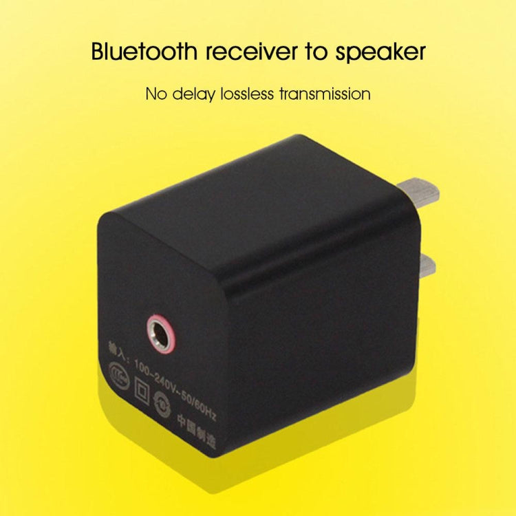 Q8S Bluetooth Receiver Audio Power Amplifier Stereo Audio Adapter HIFI Non-Destructive Transmission Converter, CN Plug