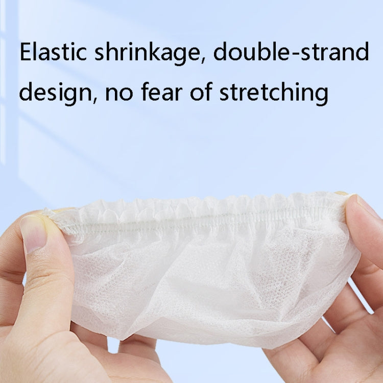 50 Pairs Earphone Disposable Dust Cover Game Headset Non-Woven Protective Cover, 50 Pairs of Independent (Black), 50 Pairs of Independent (Blue)