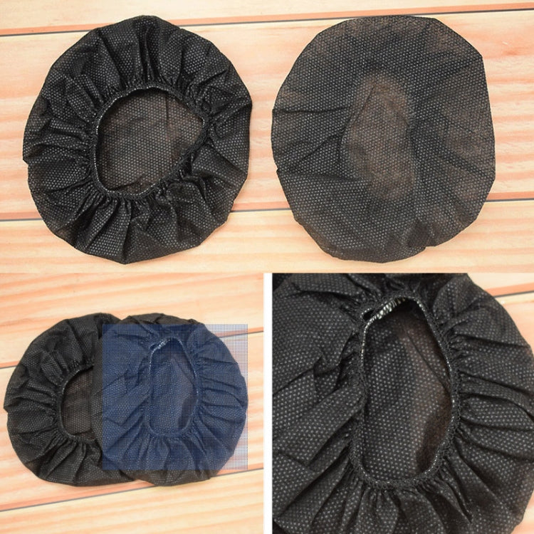 50 Pairs Earphone Disposable Dust Cover Game Headset Non-Woven Protective Cover, 50 Pairs of Independent (Black), 50 Pairs of Independent (Blue)