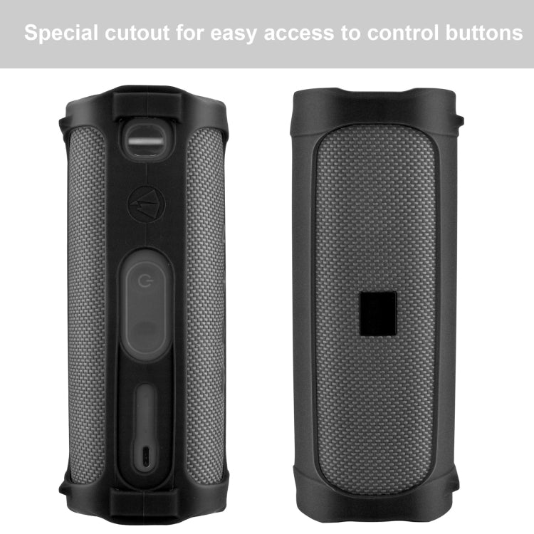 Suitable for JBL Flip5 Speaker Silicone Protective Sleeve Hollow Portable Soft Silicone Sleeve, Red, Blue, Black