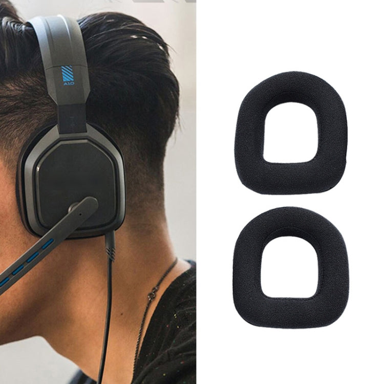 2 PCS Gaming Headset Sponge Protective Case, Flannel Earmuffs for Logitech A10, Head Beam for Logitech A10, Flannel Earmuffs for Logitech A40, Flannel Earmuffs for Logitech A50, Flannel Head Beam  for Logitech A50���������������������������������������...