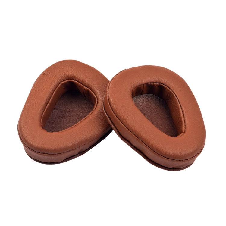 1 Pairs Headphone Sponge Leather Earmuffs For Skullcandy Aviator 2, Black, Brown