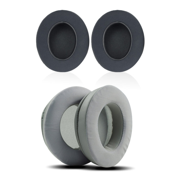 2 PCS Ice Feeling Gel Earmuffs Sponge Sleeve Earmuffs Are Suitable for Razer Meng Cat Pink Crystal Edition Beihai Giant Monster V2 RGB Symphony Headphones, Black, Gray