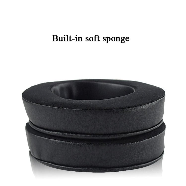 2 PCS Ice Feeling Gel Earmuffs Sponge Sleeve Earmuffs Are Suitable for Razer Meng Cat Pink Crystal Edition Beihai Giant Monster V2 RGB Symphony Headphones, Black, Gray