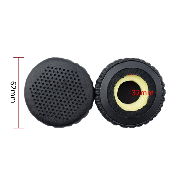 2 PCS Headphones Leather Earmuffs For Edifier W570BT / W670BT, Black, Silver Gray