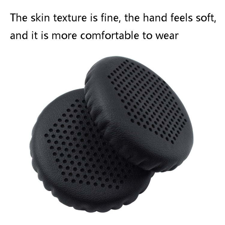 2 PCS Headphones Leather Earmuffs For Edifier W570BT / W670BT, Black, Silver Gray