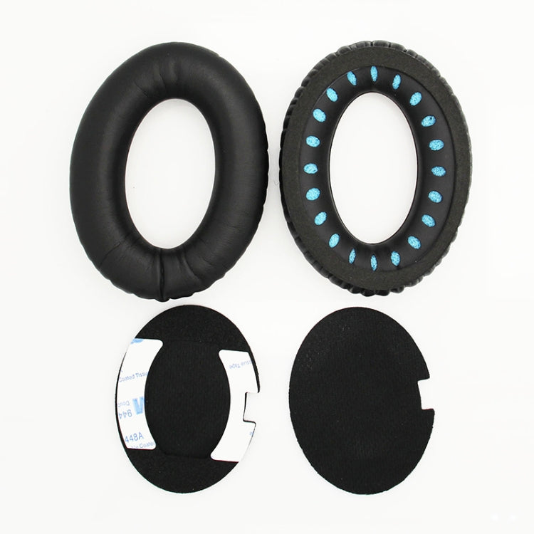 2 PCS Headset Sponge Cover Earmuffs With Cotton Pad For Bose QC2 / QC15 / AE2, Protein Skin