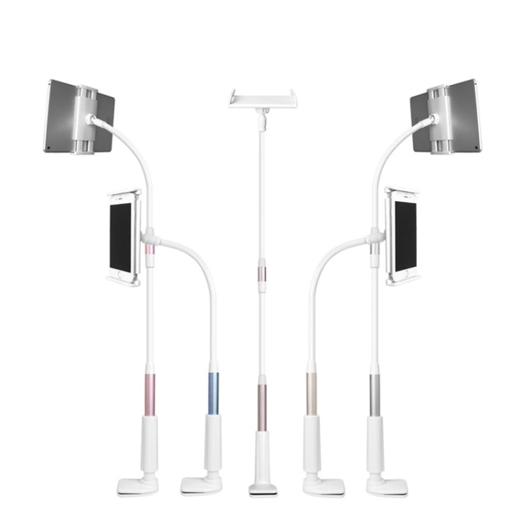 LP-6 Tablet Mobile Phone Lazy Bracket Detachable Bed Bracket, Style:, Two-stage (Golden), Two-stage （Silver), Two-stage (Cute Pink), Two-stage (Titanium Gray), Two-stage (Blue), Three-stage (Golden), Three-stage (Silver), Three-stage (Cute Pink)�������...