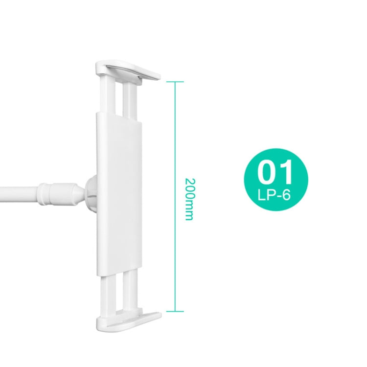 LP-6 Tablet Mobile Phone Lazy Bracket Detachable Bed Bracket, Style:, Two-stage (Golden), Two-stage （Silver), Two-stage (Cute Pink), Two-stage (Titanium Gray), Two-stage (Blue), Three-stage (Golden), Three-stage (Silver), Three-stage (Cute Pink)�������...