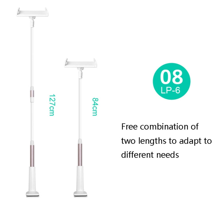 LP-6 Tablet Mobile Phone Lazy Bracket Detachable Bed Bracket, Style:, Two-stage (Golden), Two-stage （Silver), Two-stage (Cute Pink), Two-stage (Titanium Gray), Two-stage (Blue), Three-stage (Golden), Three-stage (Silver), Three-stage (Cute Pink)�������...