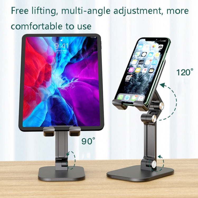 CYX-PH2 Mobile Phone Tablet Desktop Bracket Folding Telescopic Phone Bracket, Black, Green, White, Red