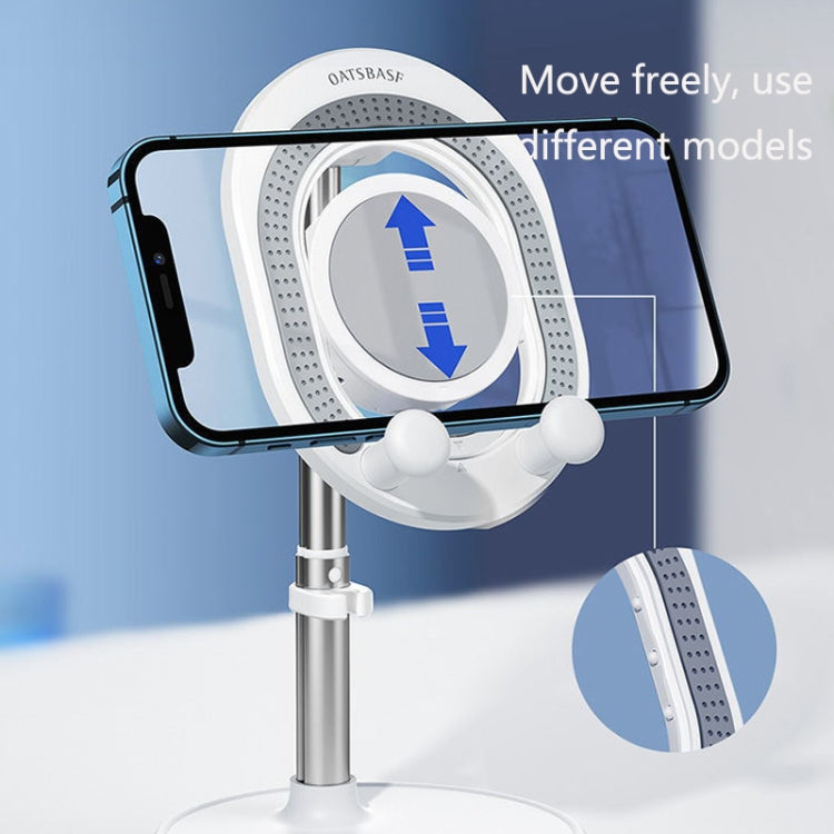 OATSBASF Live Telescopic Desktop Radiator Compact Portable Cooling Phone Holder, Standard:, Bracket Pink