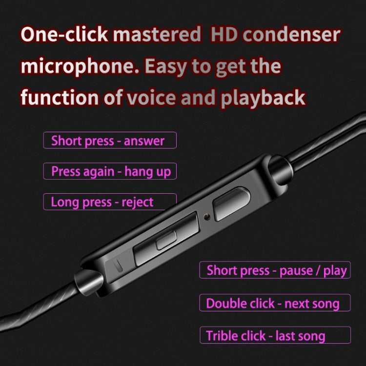 QKZ AK6 2 PCS  In-Ear 3.5mm Wired Subwoofer Sports Earphones, 2 PCS, 2 Pair