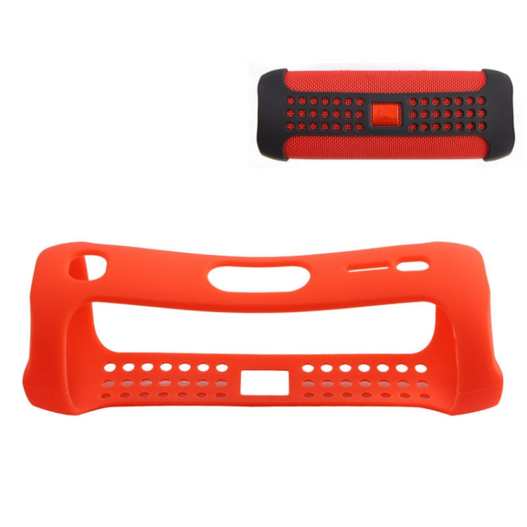 JBA-F5 Bluetooth Speaker Case Environmentally Friendly Silicone Protective Shell for JBL Flip 5, Black, Red, Navy Blue