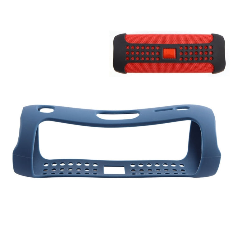 JBA-F5 Bluetooth Speaker Case Environmentally Friendly Silicone Protective Shell for JBL Flip 5, Black, Red, Navy Blue