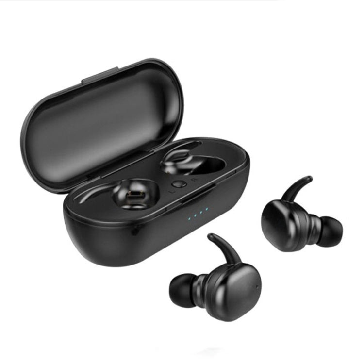 Y30 Wireless Bluetooth Headset 5.0 In-Ear Mini Earphone, Black