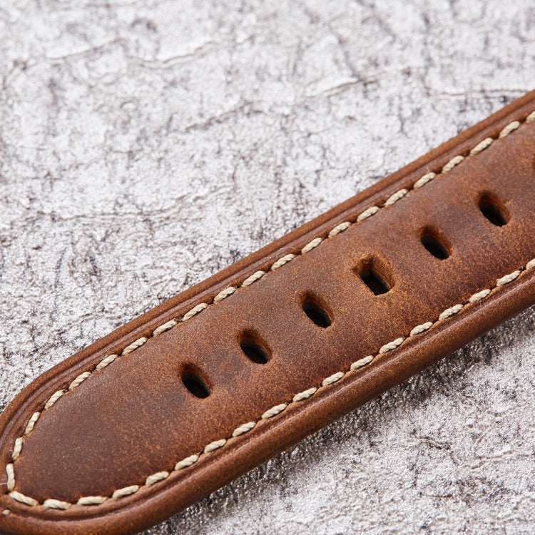 Smart Quick Release Watch Strap Crazy Horse Leather Retro Strap For Samsung Huawei,Size:, 20mm  (Dark Brown Black Buckle), 20mm (Deep Brown Silver Buckle), 20mm (Light Brown Black Buckle), 20mm (Light Brown Silver Buckle), 20mm (Black And Black Buckle)...