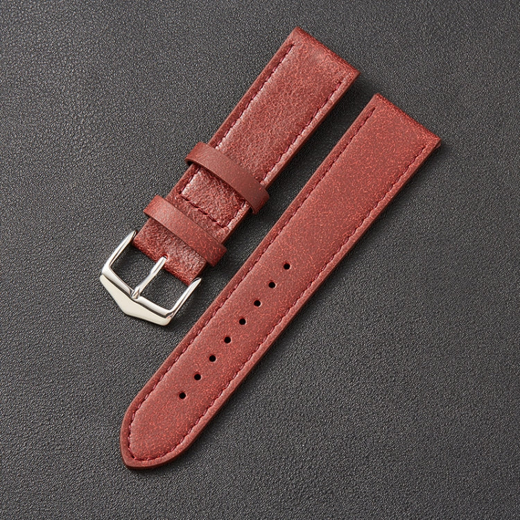 Small Broken Texture Cowhide Strap Suitable For Huawei Watche, 20mm, 22mm