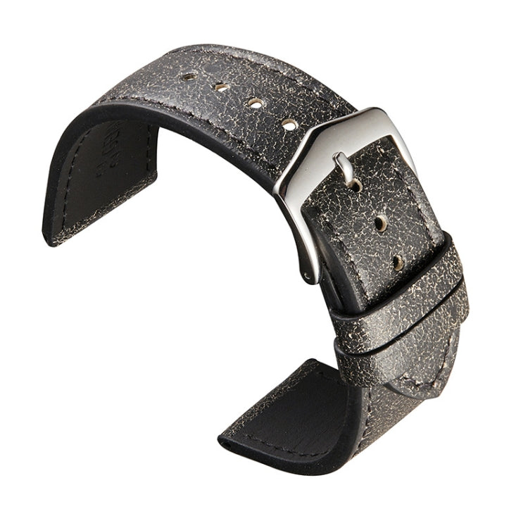 Small Broken Texture Cowhide Strap Suitable For Huawei Watche, 20mm, 22mm