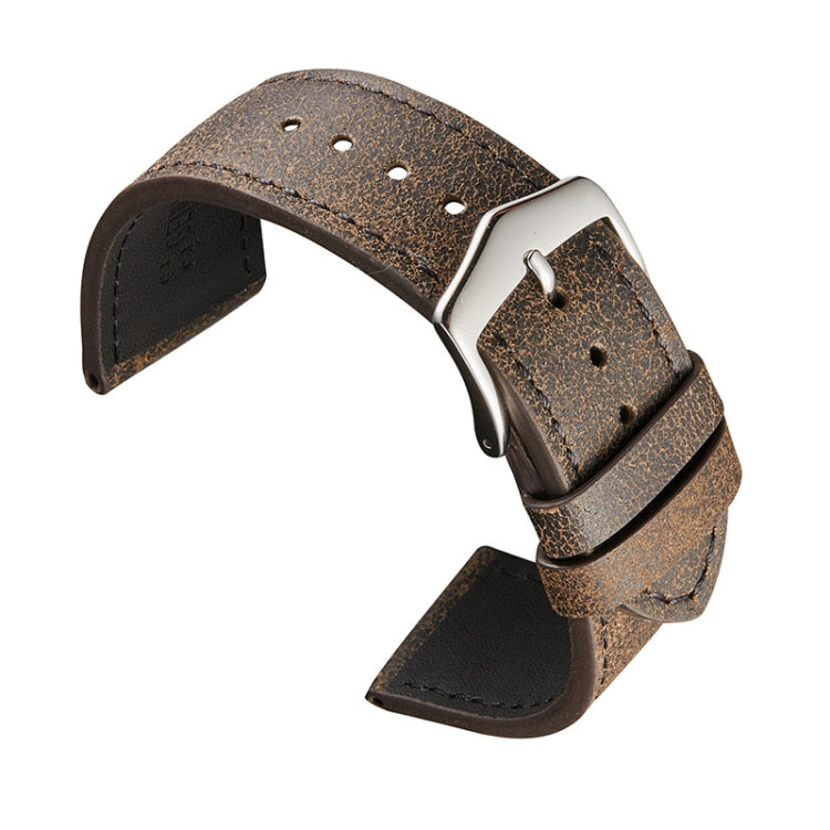 Small Broken Texture Cowhide Strap Suitable For Huawei Watche, 20mm, 22mm