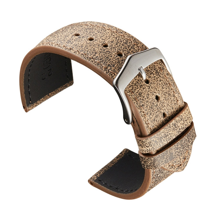 Small Broken Texture Cowhide Strap Suitable For Huawei Watche, 20mm, 22mm